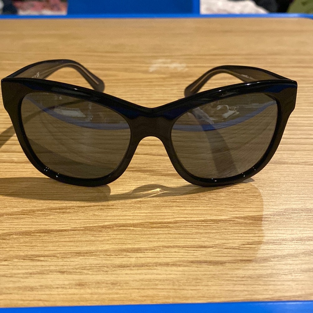 CHANEL Black Cat Eye Sunglasses